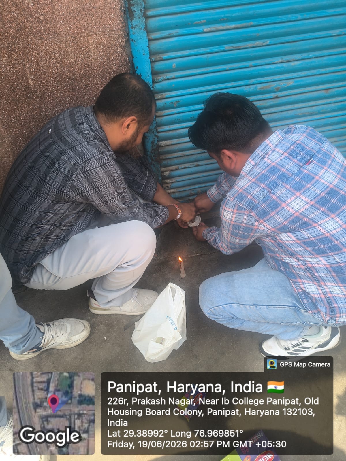 Dhaba near IB College sealed