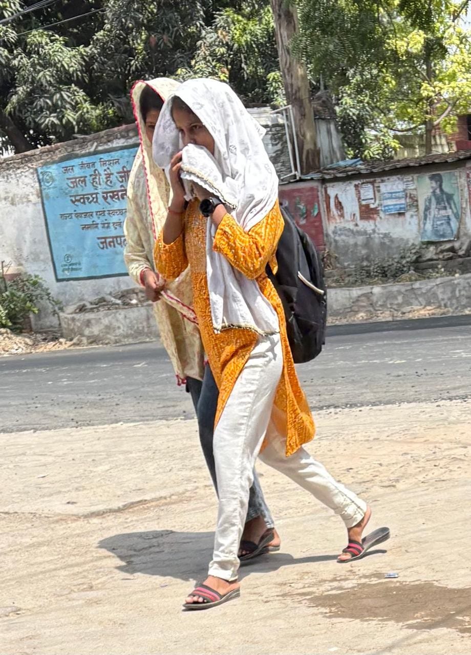 Minimum temperature 5 degrees above normal; heat and humidity cause distress.