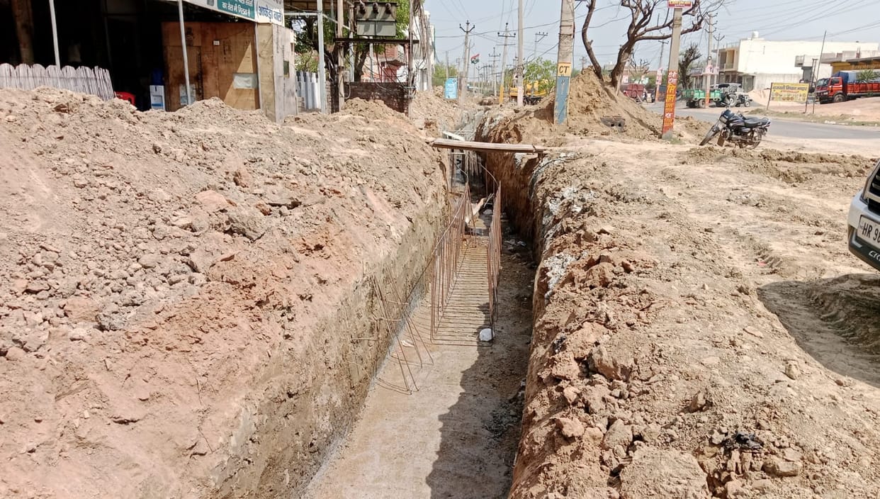 Questions raised over the construction of Khedla drain