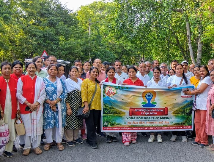 Yoga rally gives message of healthy lifestyle