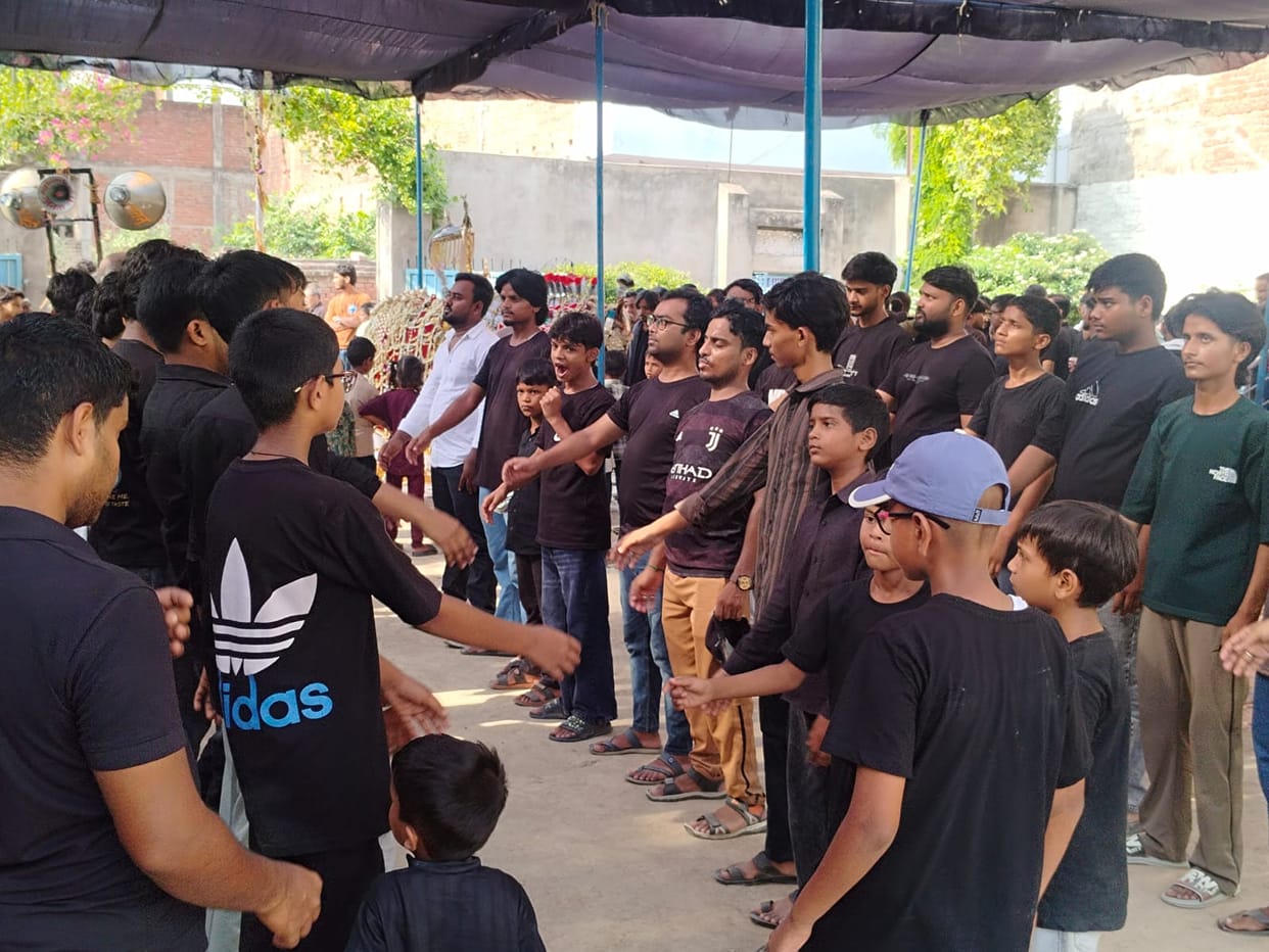 Recited elegy remembering Imam Hussain and his companions who were martyred in Karbala