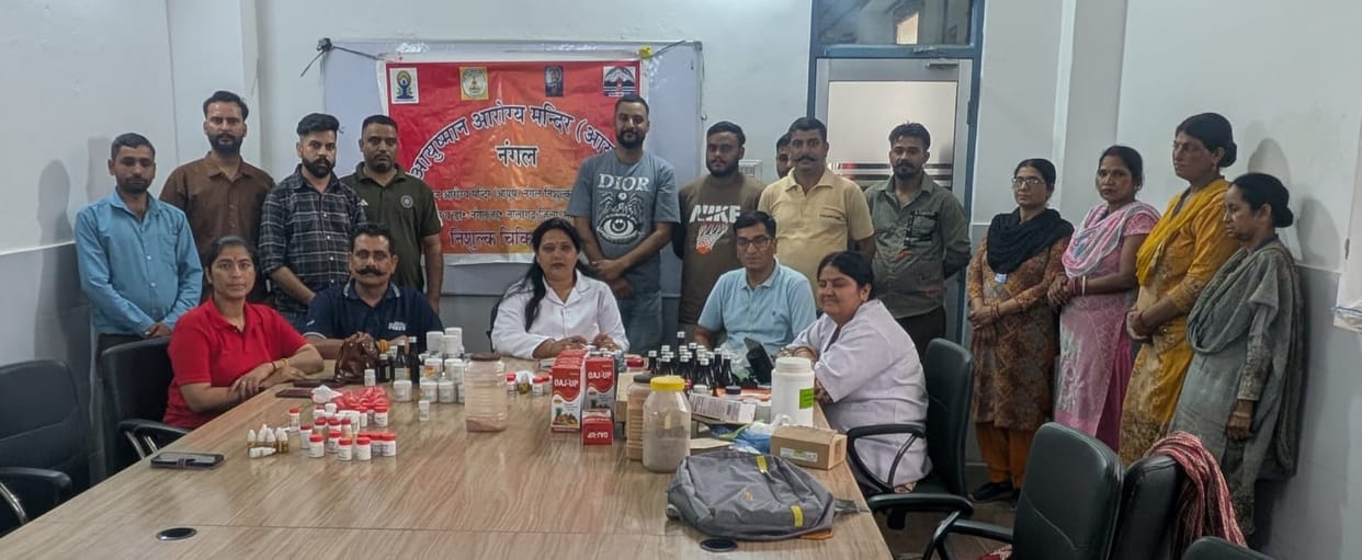 Health of 78 people checked in Brahmin Majra; medicines also distributed.