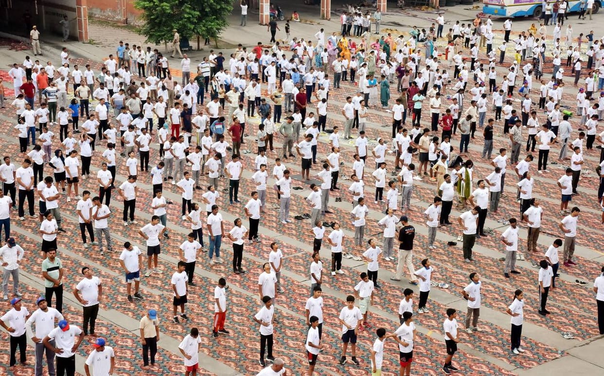 Yoga is not merely exercise, but a harmony of soul, body, and mind: MP