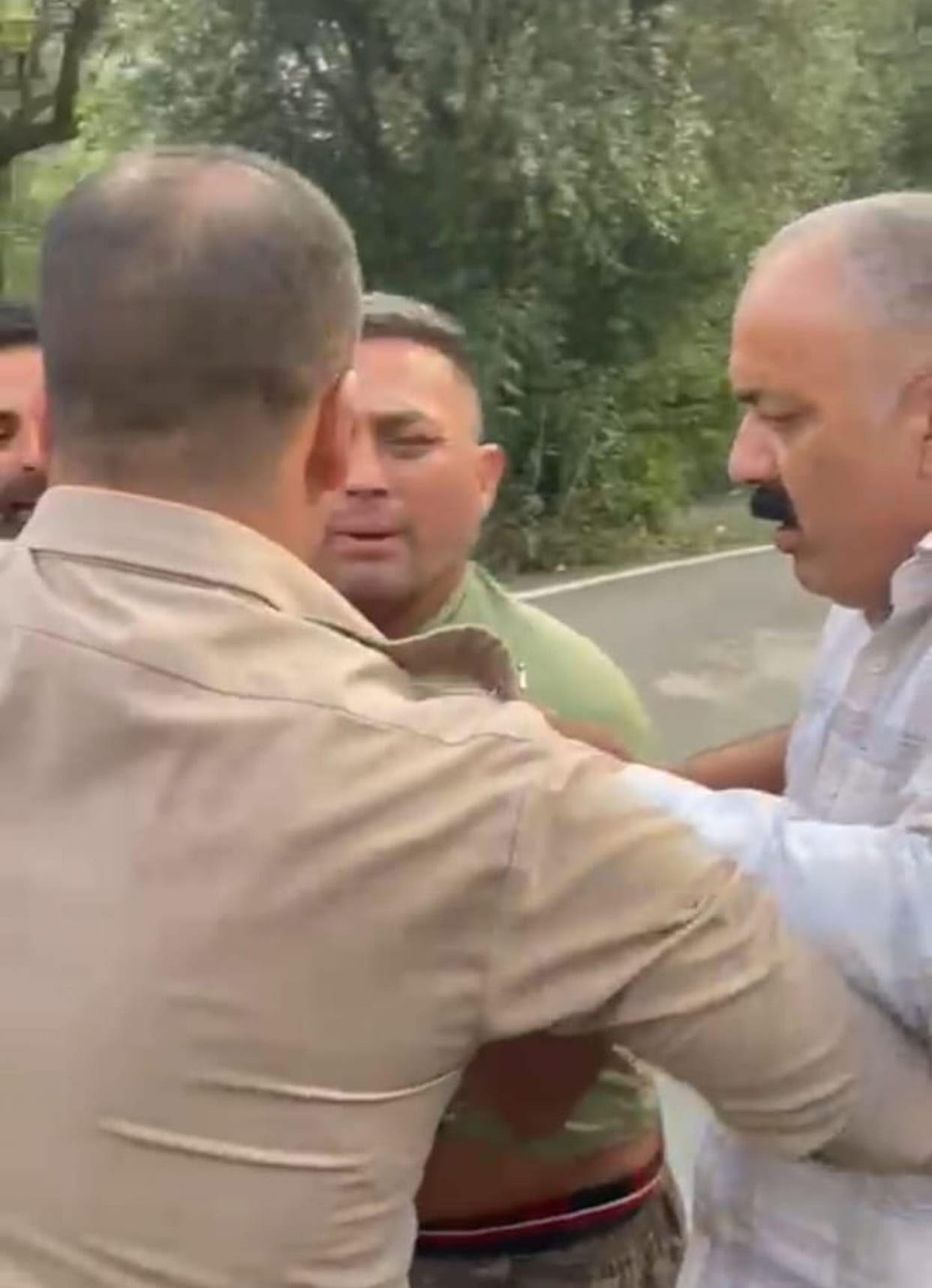 Accused who scuffled with MLA's PSO had to spend the night in jail.