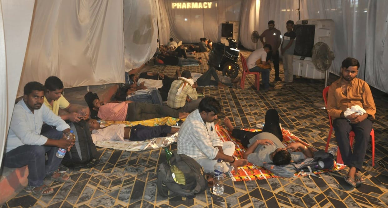 Help desks set up at railway stations; seven special trains to run on the tracks.