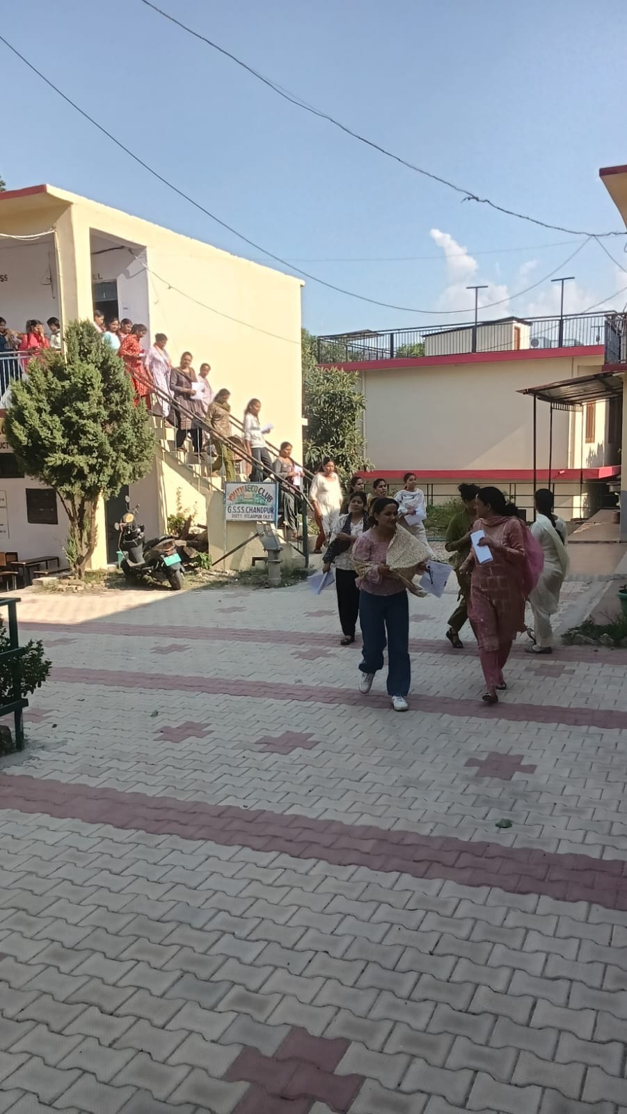 455 candidates in the district took the exam to become teachers.
