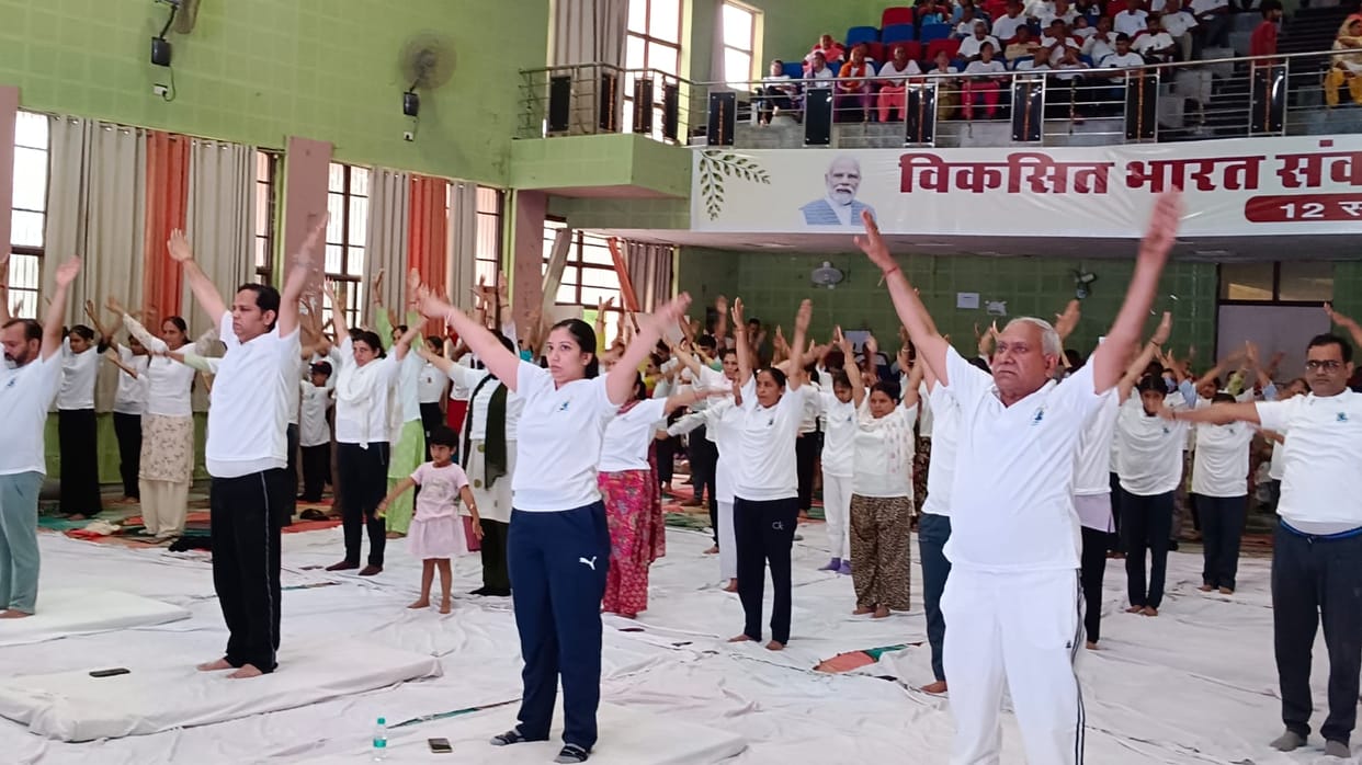The dream of a developed India through Yoga will be realized: MLA