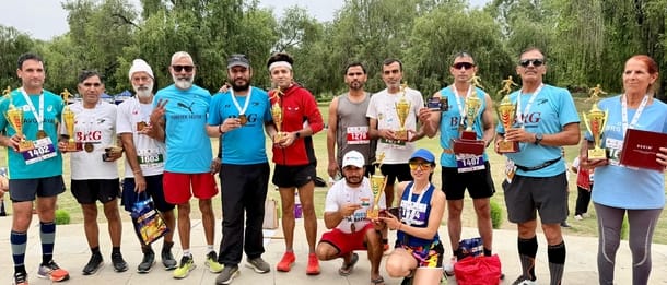 Runners' group wins medals at the 'Run Against Drug Abuse'