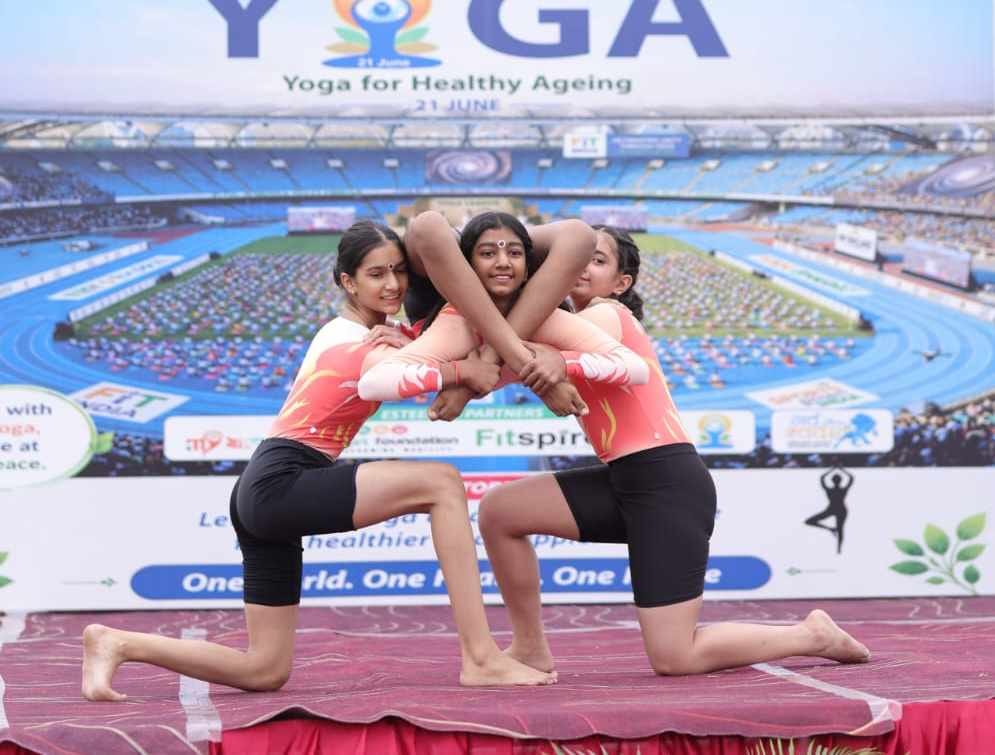 Conveyed the message of a healthy lifestyle through yoga.