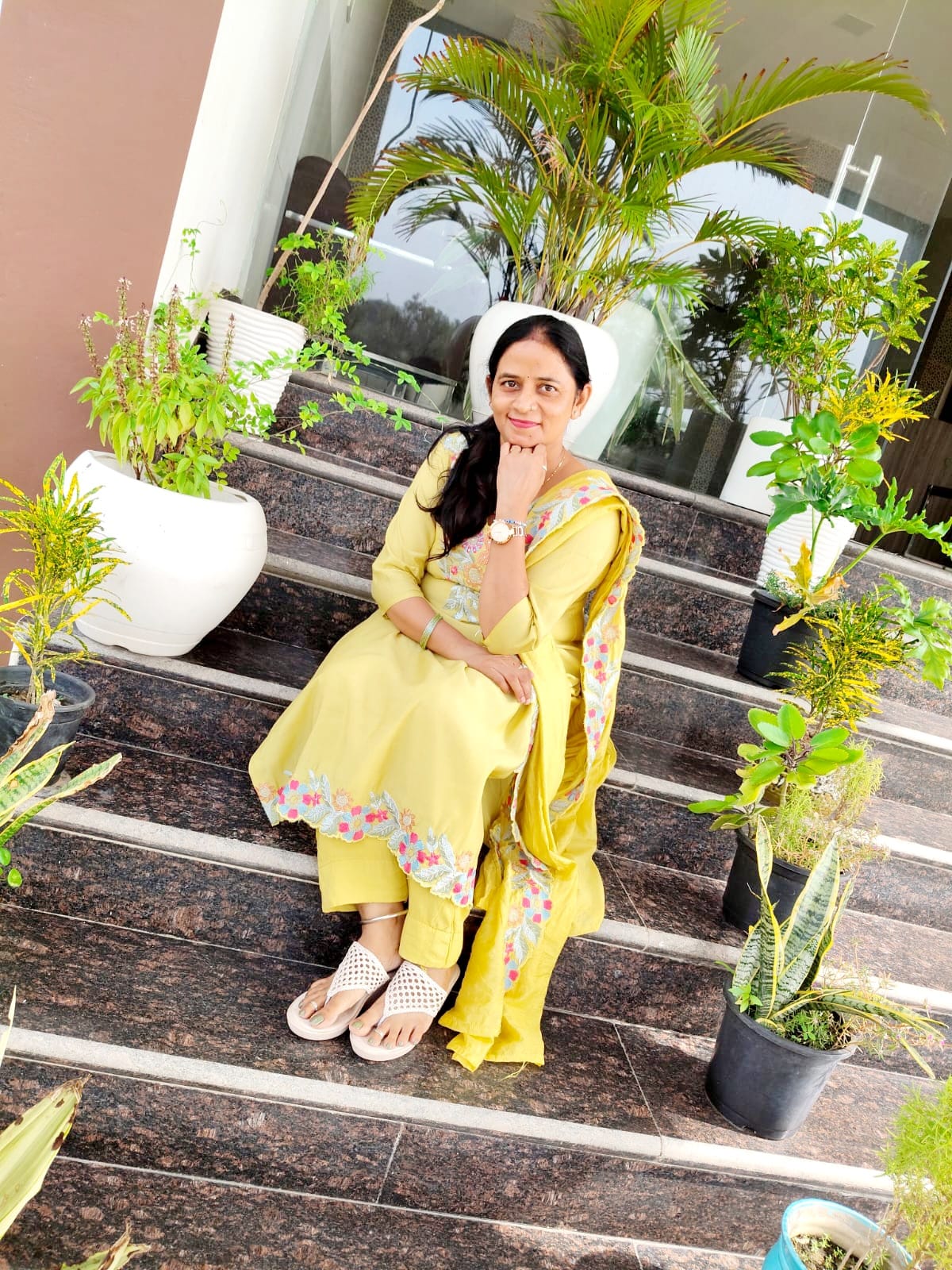 Asha Rani's garden has become a source of a clean environment and positive energy.