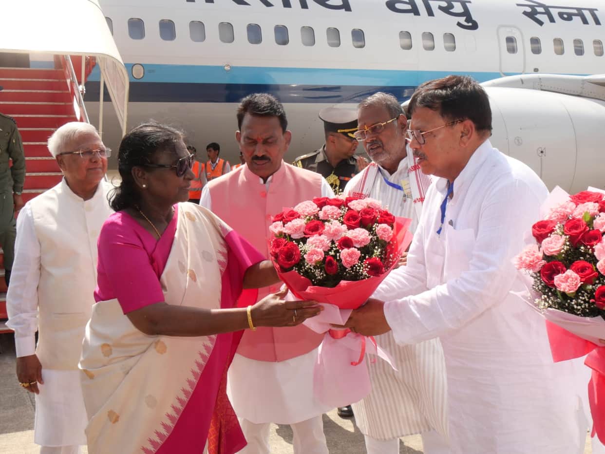 President Droupadi Murmu arrived in Kuno from Gwalior; 2,000 security personnel deployed.