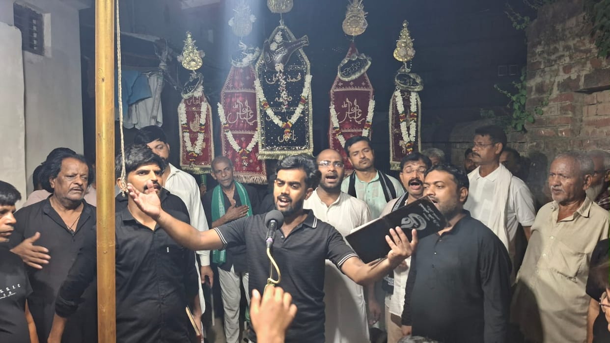 The Executive Officer inspected the Tazia sites in the town in connection with Muharram.