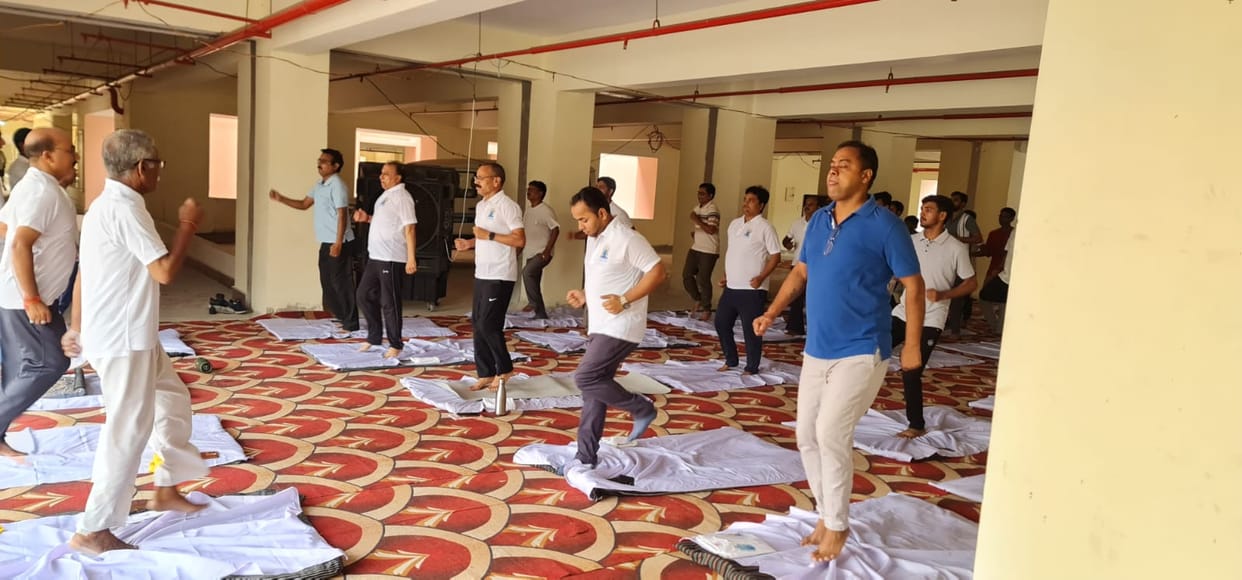 Yoga balances the mind and soul, in addition to keeping the body healthy.