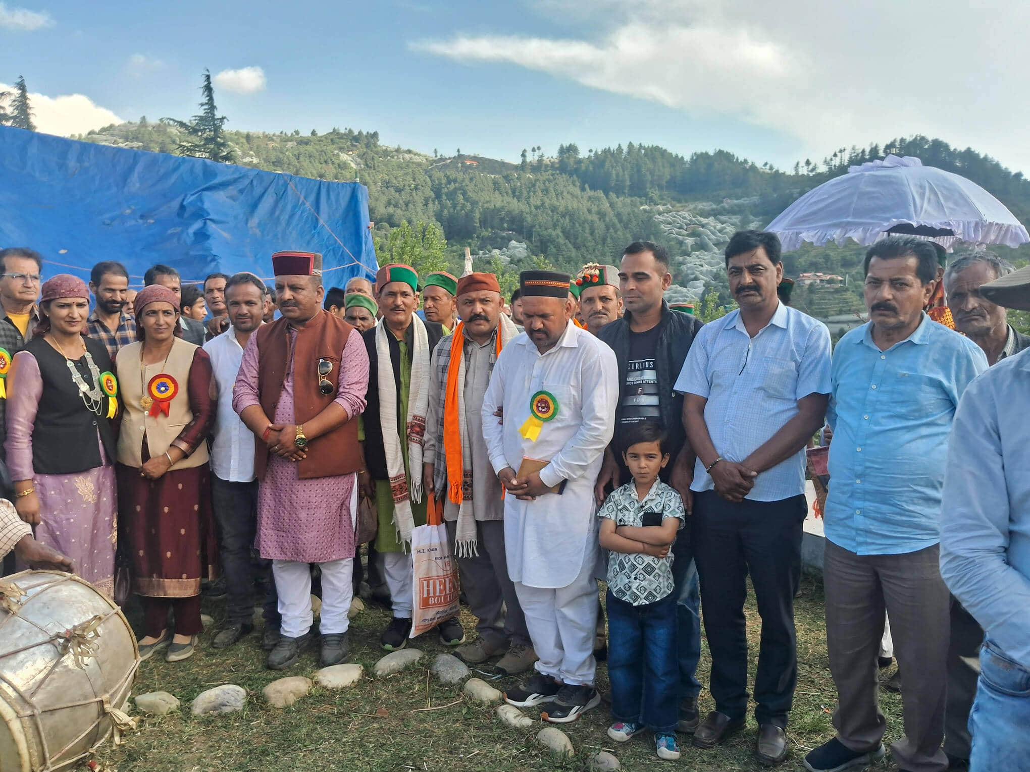 कुमारसैन के पाटी जुब्बल मेले में पहुंचे ग्रामीण। संवाद