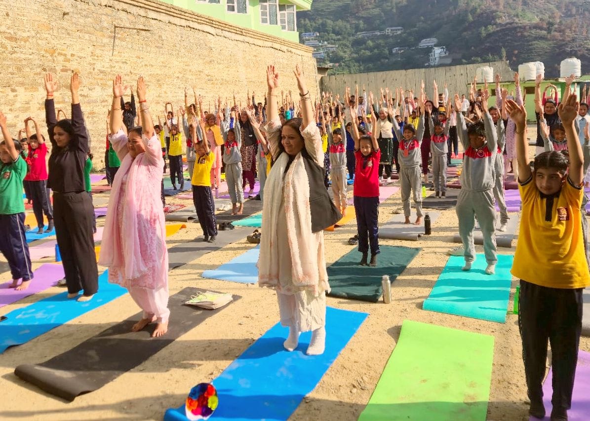 International Yoga Day celebrated at Kendriya Vidyalaya Kotkhai