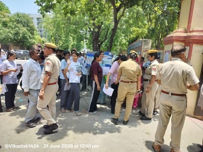 NEET re-exam in Ajmer amid tight security Collector and SP visit centres