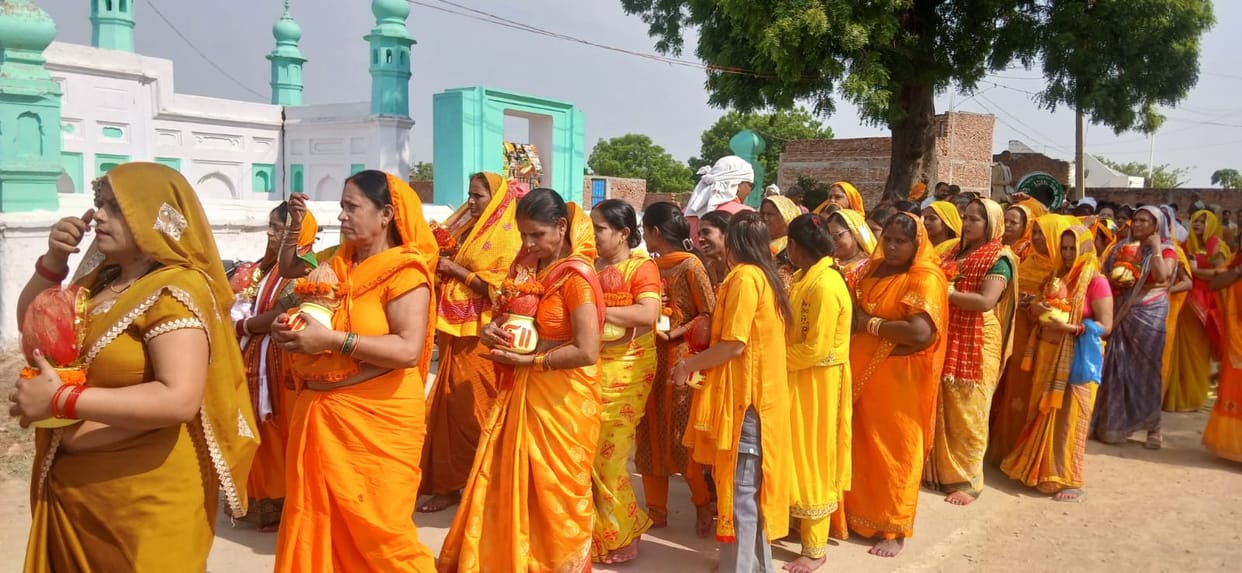 Kalash Yatra taken out for Pran Pratishtha Mahotsav