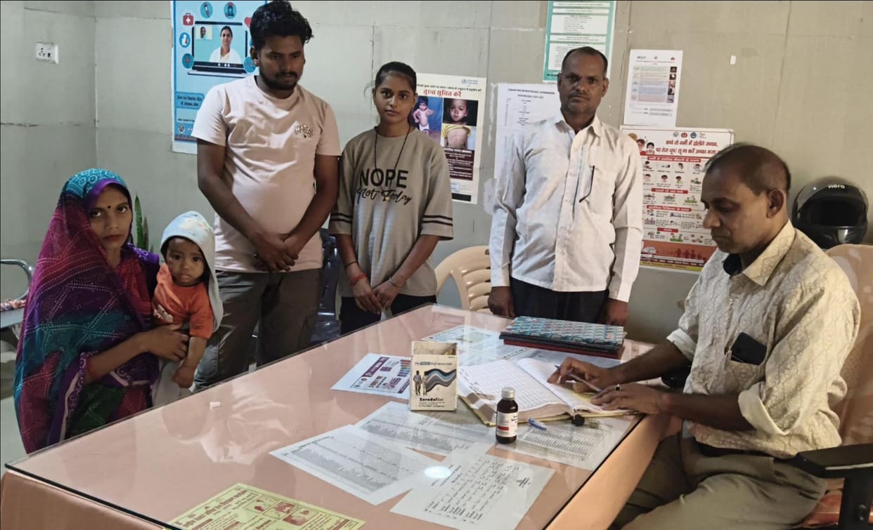 116 patients treated for vomiting, diarrhea, and stomach pain at the Jan Arogya Mela.