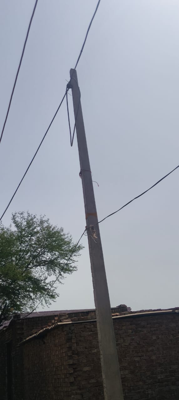 People waiting for electricity on the poles for 1.5 yrs