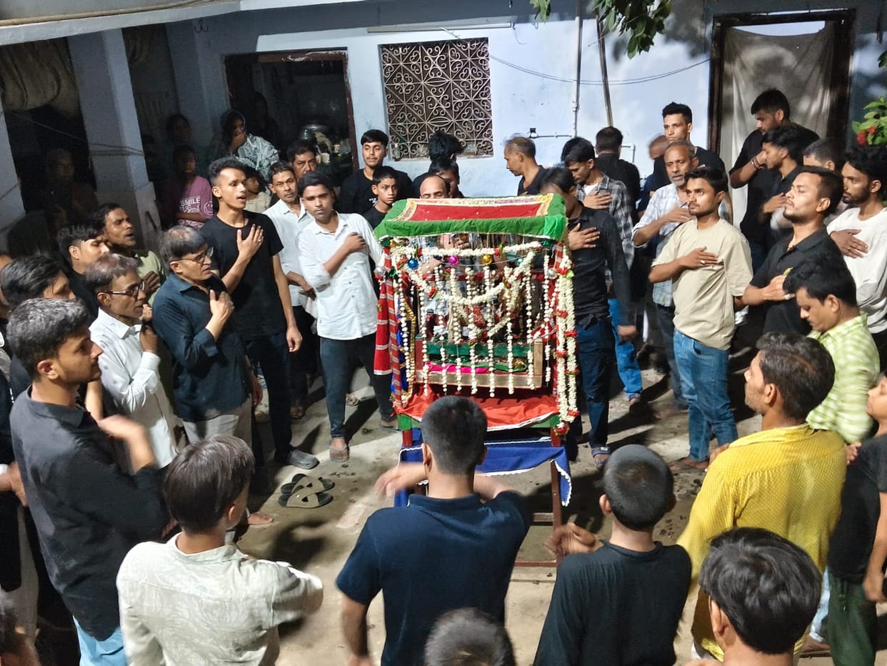 Procession of the Cradle Taken Out in Memory of the Innocent Asghar