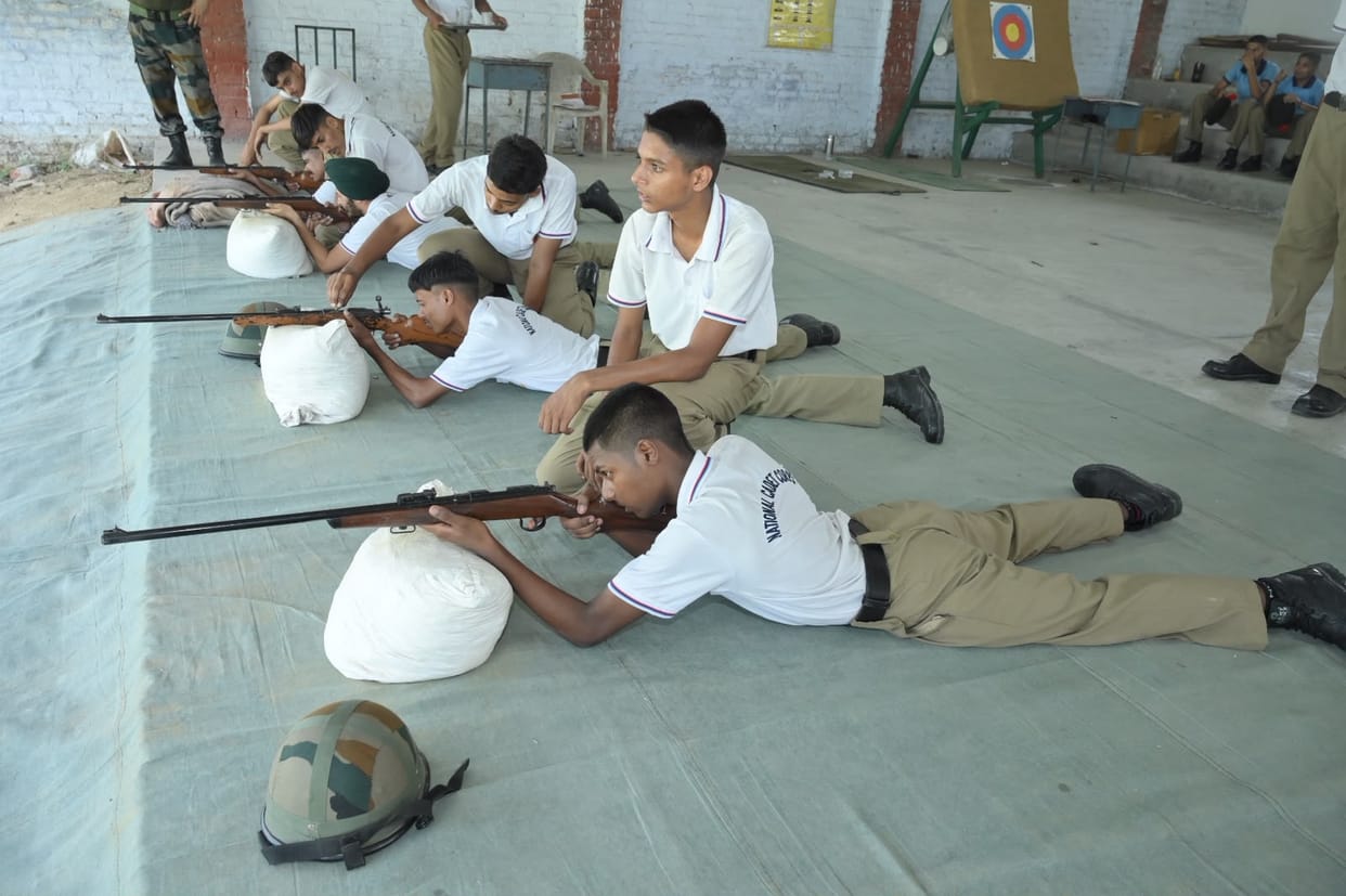 Cadet given firing training