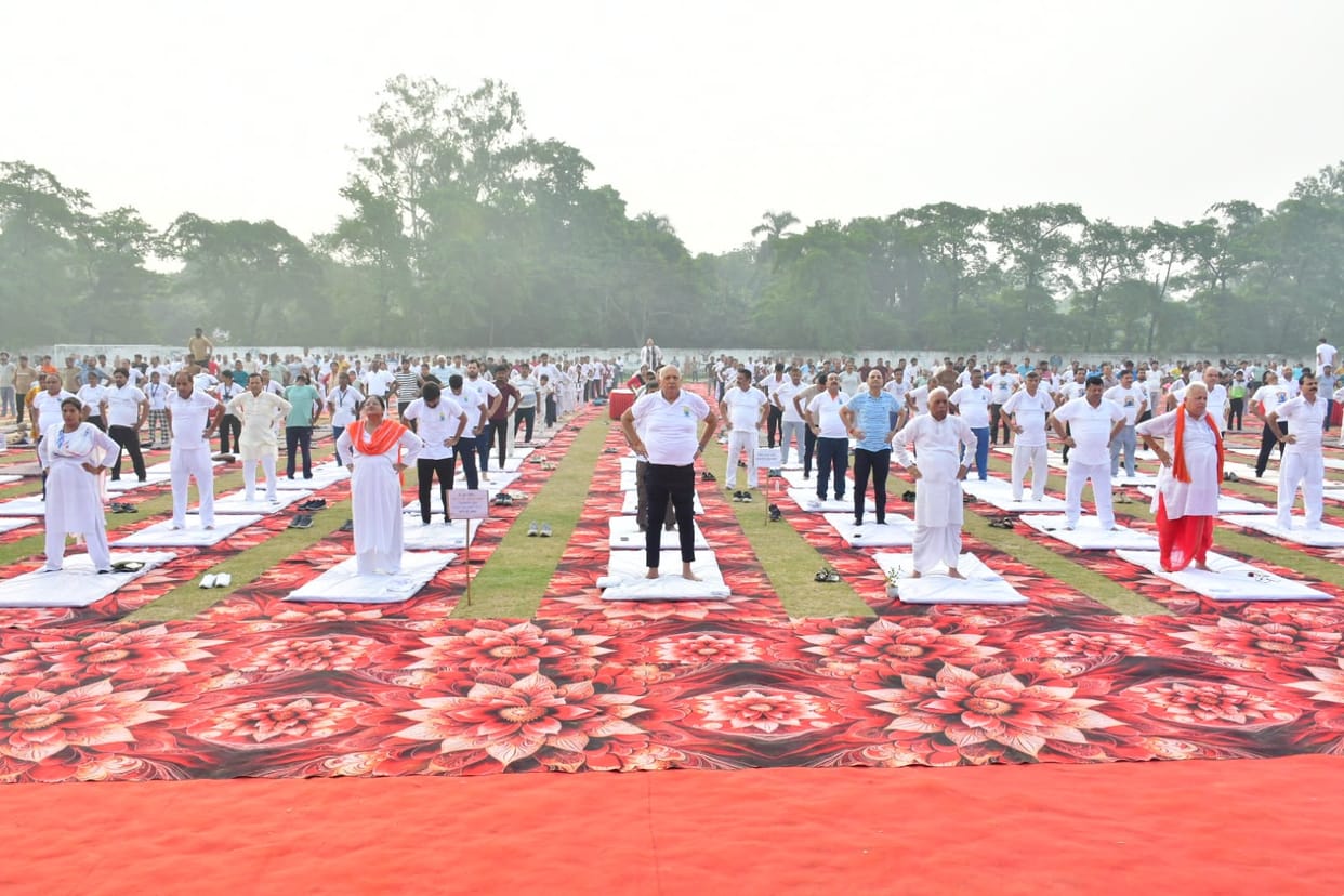 Yoga: An invaluable heritage of India's ancient culture.