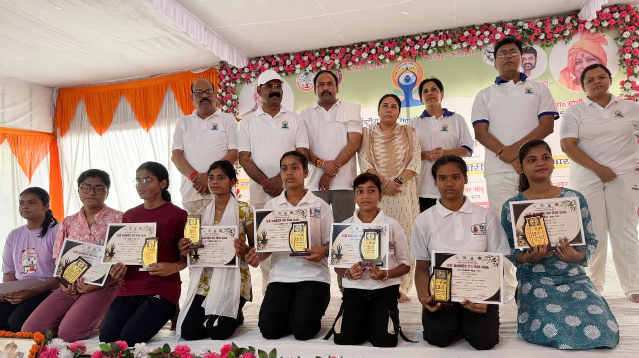 The message of a healthy life resonated across the district on International Yoga Day.