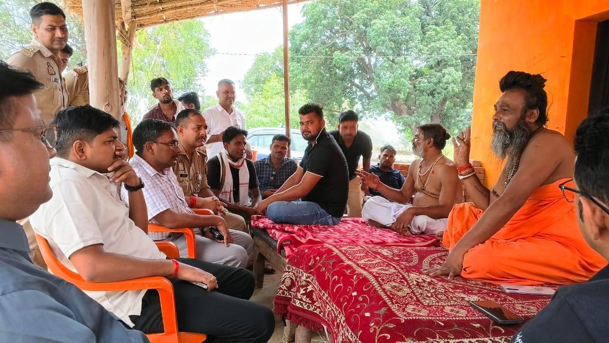 The Mahant's 35-day-long hunger strike was brought to an end.