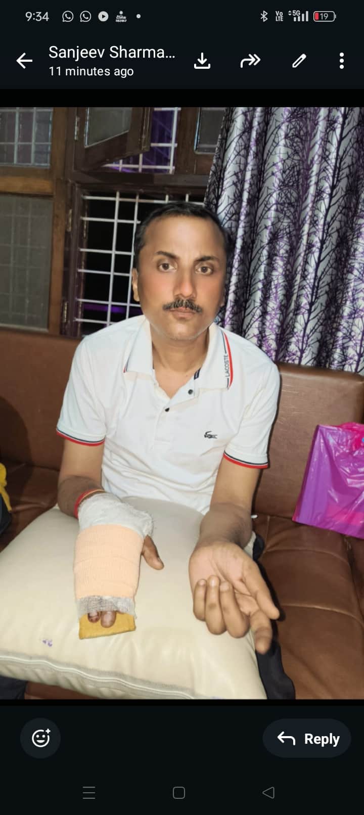FIR registered against 14 people for attack on BJP leader.