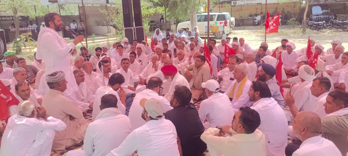 Mahapanchayat: Farmers' patience broke over the uncleared Hisar Ghaggar drain, decided to surround the Irrigation Minister's residence on June 25