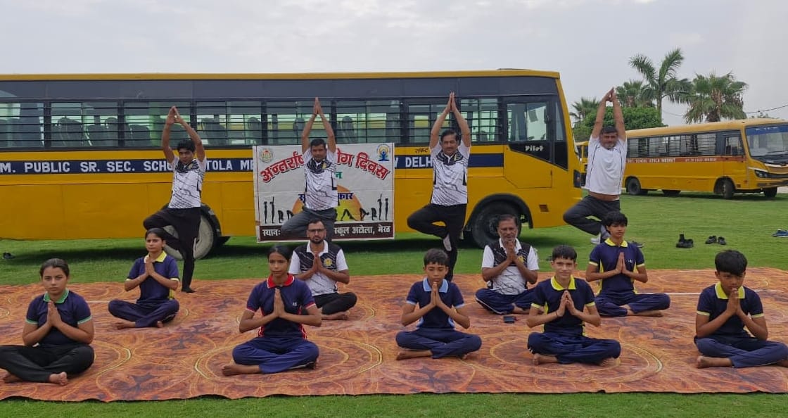 Learned the mantra of staying healthy through yoga; camps organized in schools.