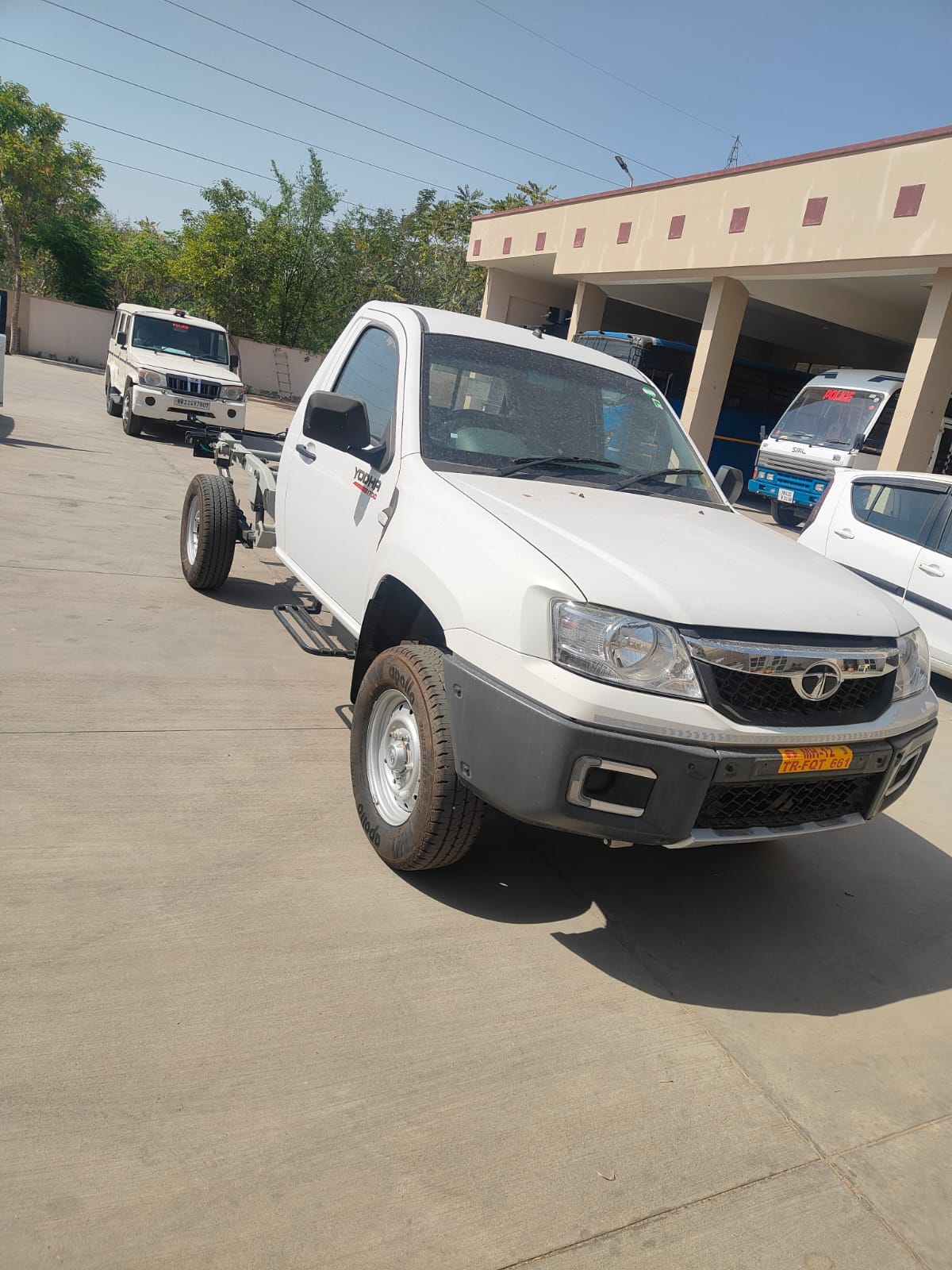 If a vehicle is parked in a no-parking zone, the traffic police crane will tow it away