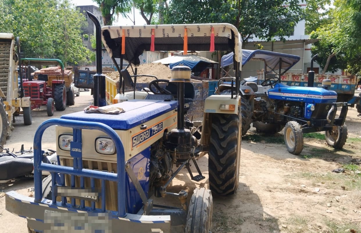 Two dumpers and 20 tractor trolleys seized in illegal mining case