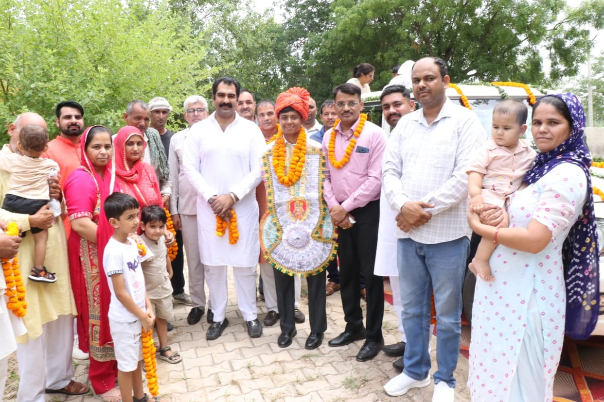 Flying Officer Ishita Sangwan receives a grand welcome in her ancestral village, Chhapar; villagers express pride