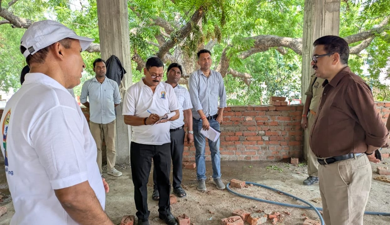 Nodal officer orders inquiry after finding substandard bricks.