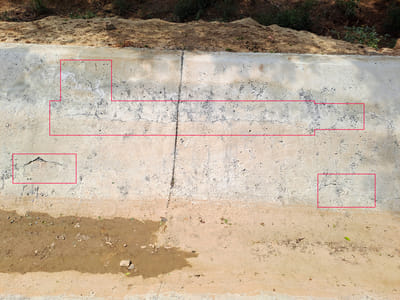 Cracks in the newly constructed Kutiya Minor costing 7.29 crore, questions raised over quality, JE says - problems due to marshy land