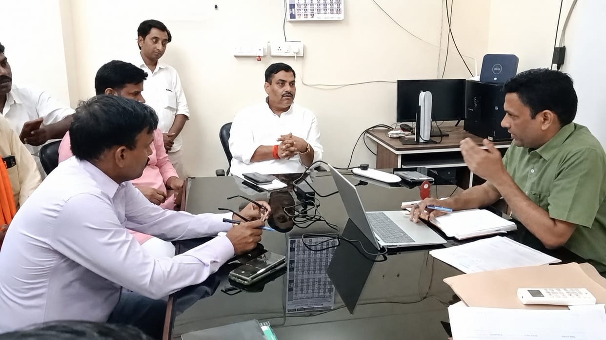 BJP delegation met with the Chief Engineer