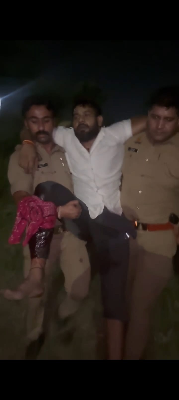 Murder accused arrested after encounter shot legs