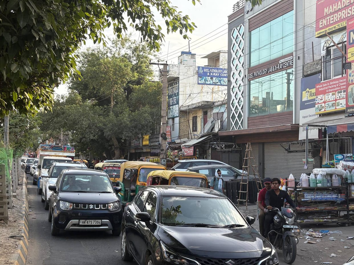 The city's pace slowed down after the NEET exam; crowds swelled at major intersections and metro stations.
