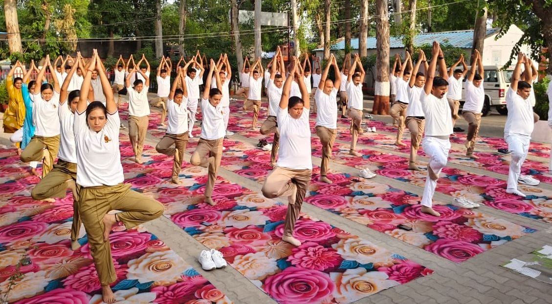 A pledge to incorporate yoga into one's daily routine.