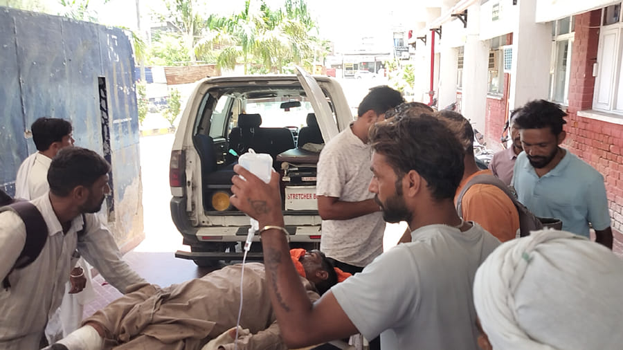 Two bike riders injured in collision with a car