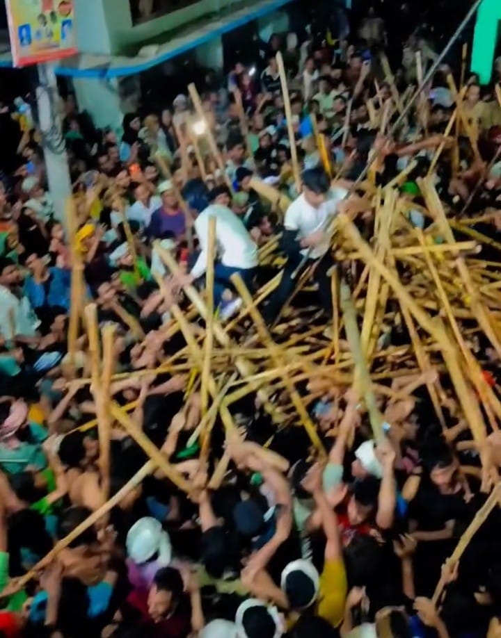 Procession taken out in Sikanderpur on the fourth day of Muharram.