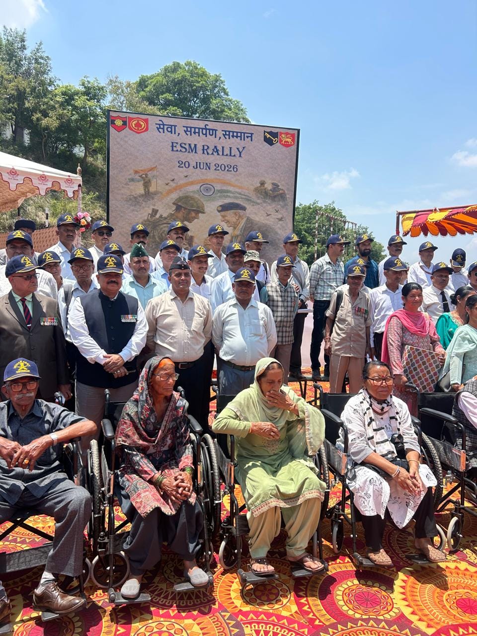 Rally held in Solan; interaction took place between the Army and families.