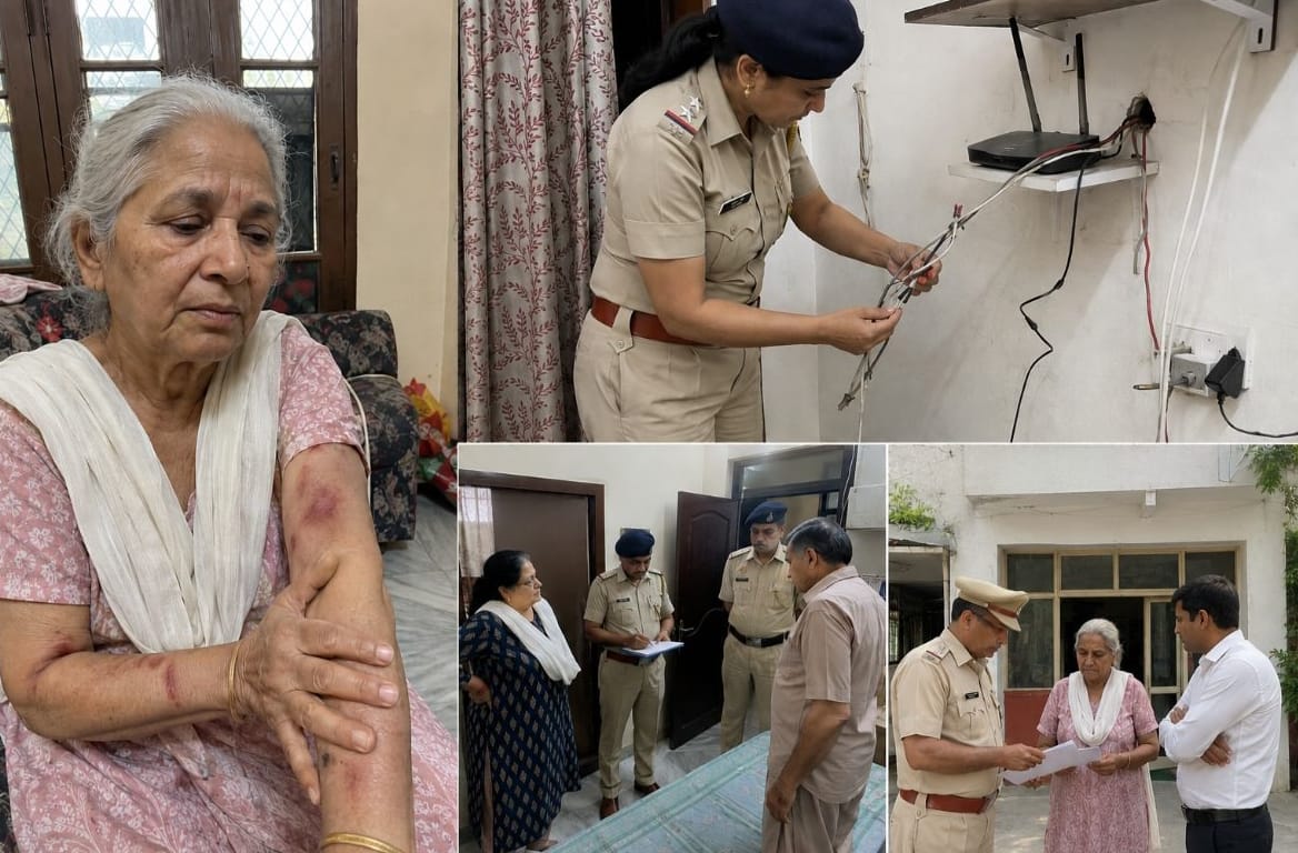 Daughter-in-law held elderly woman hostage and beat her.