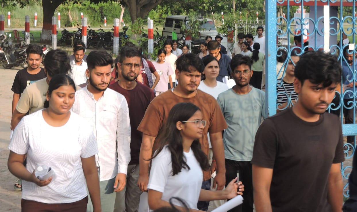 NEET: Question paper delivered under army-like security; exam conducted peacefully at nine centres.