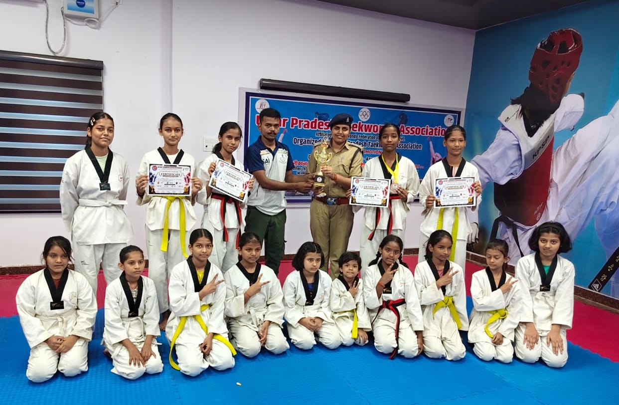 Police Line girls shone in the Youth Taekwondo Championship
