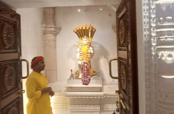 Flag-hoisting ceremony at Sheshavatar Temple today; 3,000 guests to witness the event