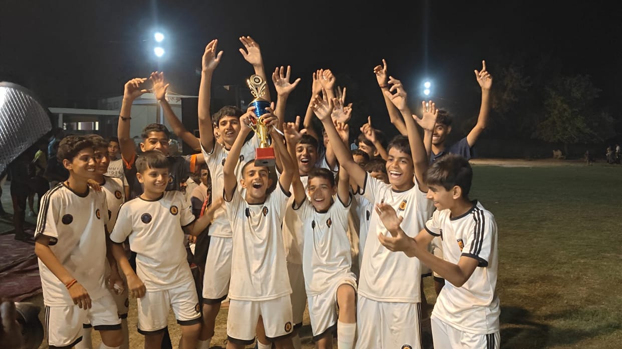 Police Lines Kaithal team emerges champion at the Jadaula football tournament.