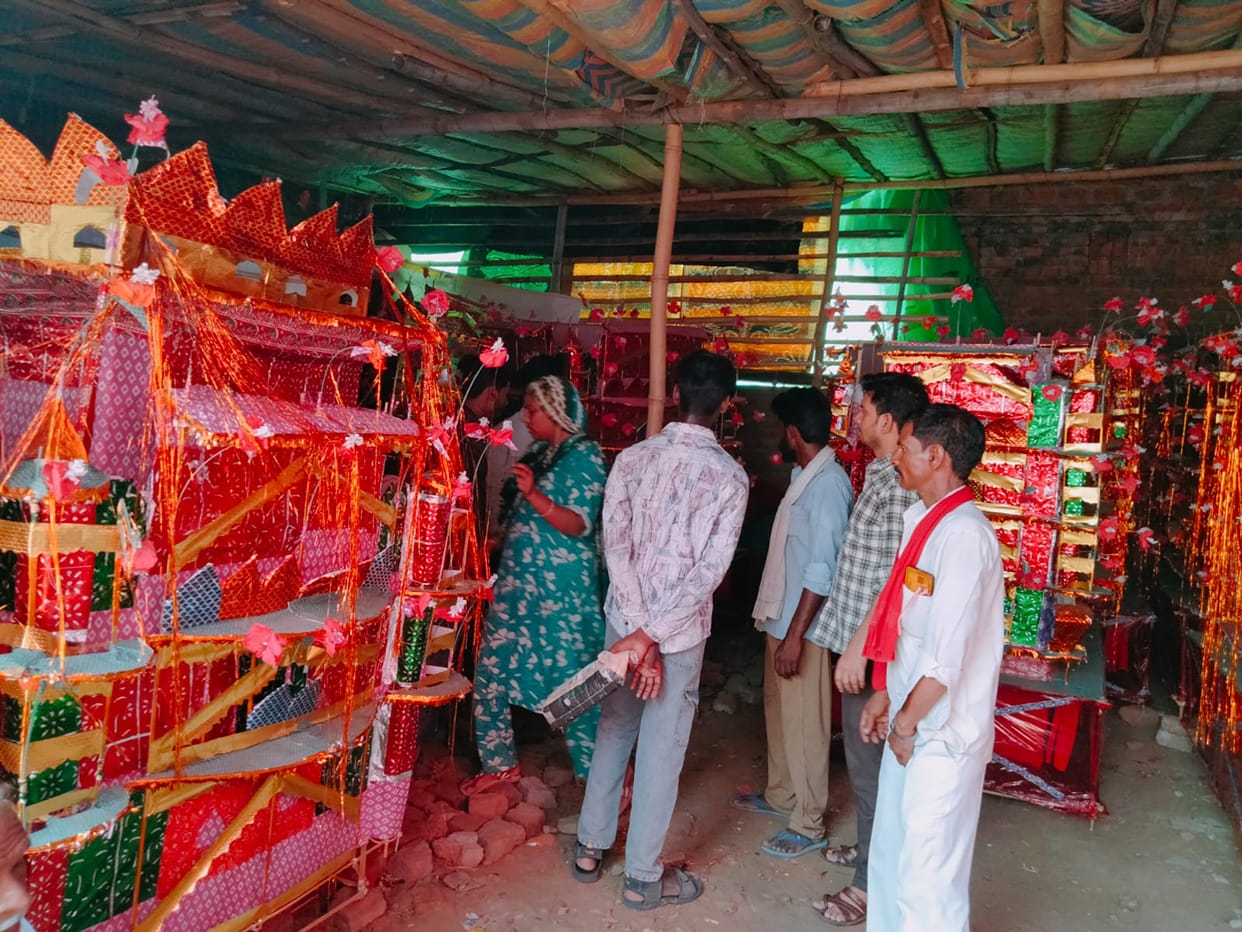 Raw material costs have risen, yet Tazias are selling at low prices.