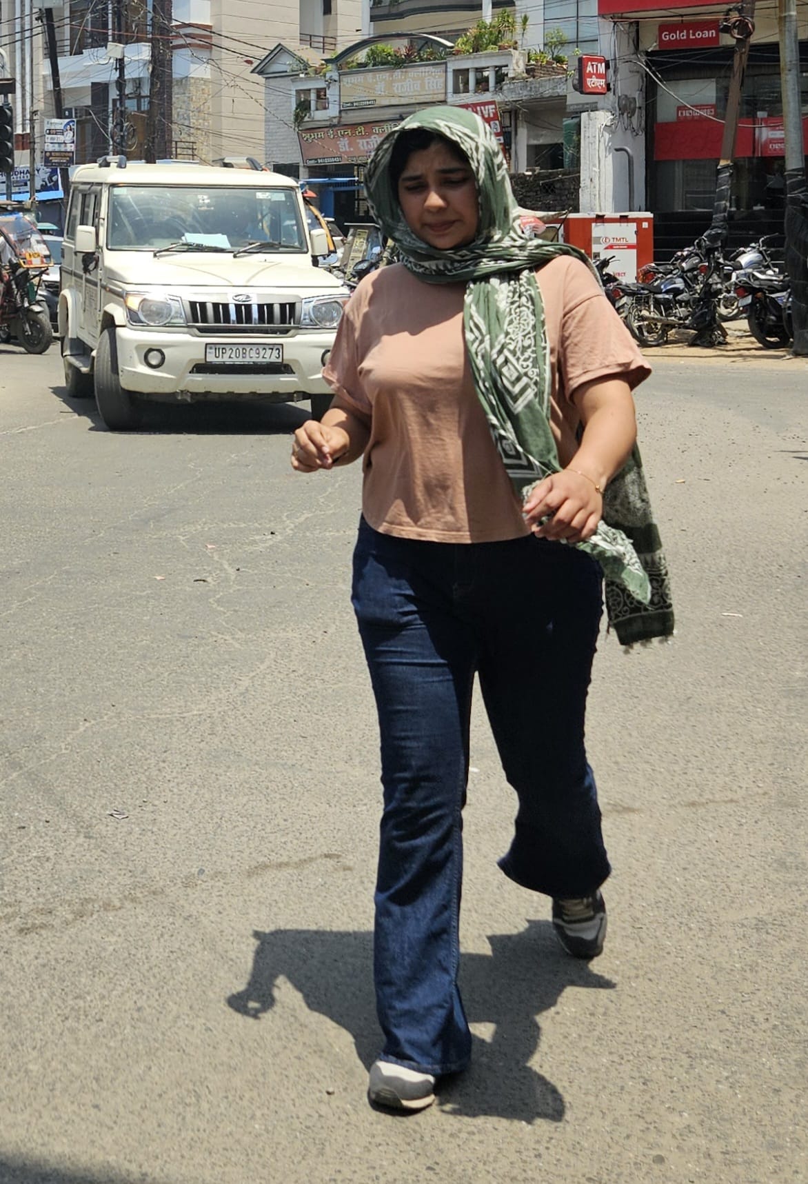 Clouds and winds brought relief, district temperature dropped by two degrees
